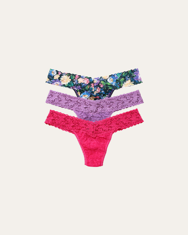 Classic Low Rise 3-Pack Thongs